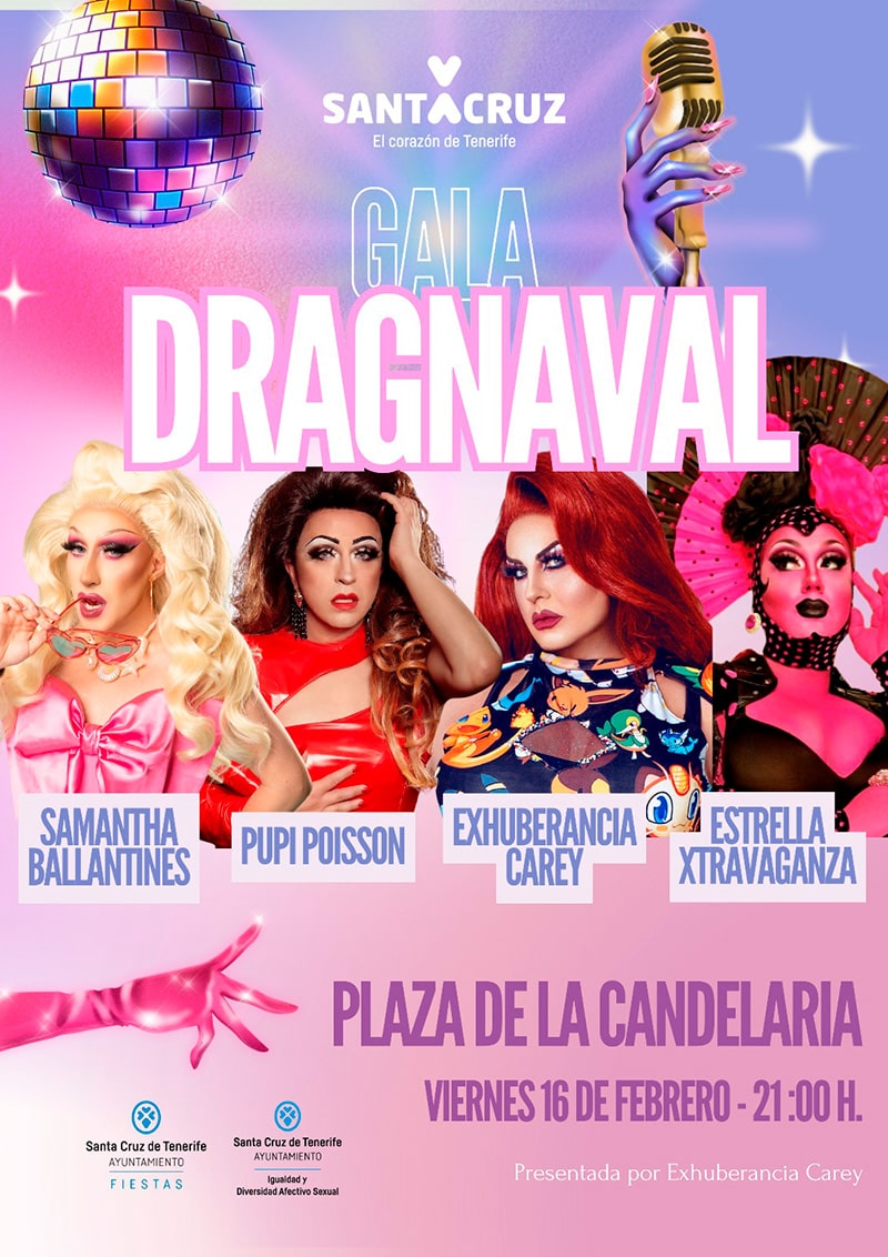 cartel gala dragnaval de santa cryz de tenerife